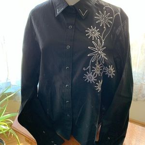 WHITE HORSE WESTERN SHOW SHIRT sz XL